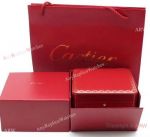 New Cartier Black flannel Watch Box with Booklet